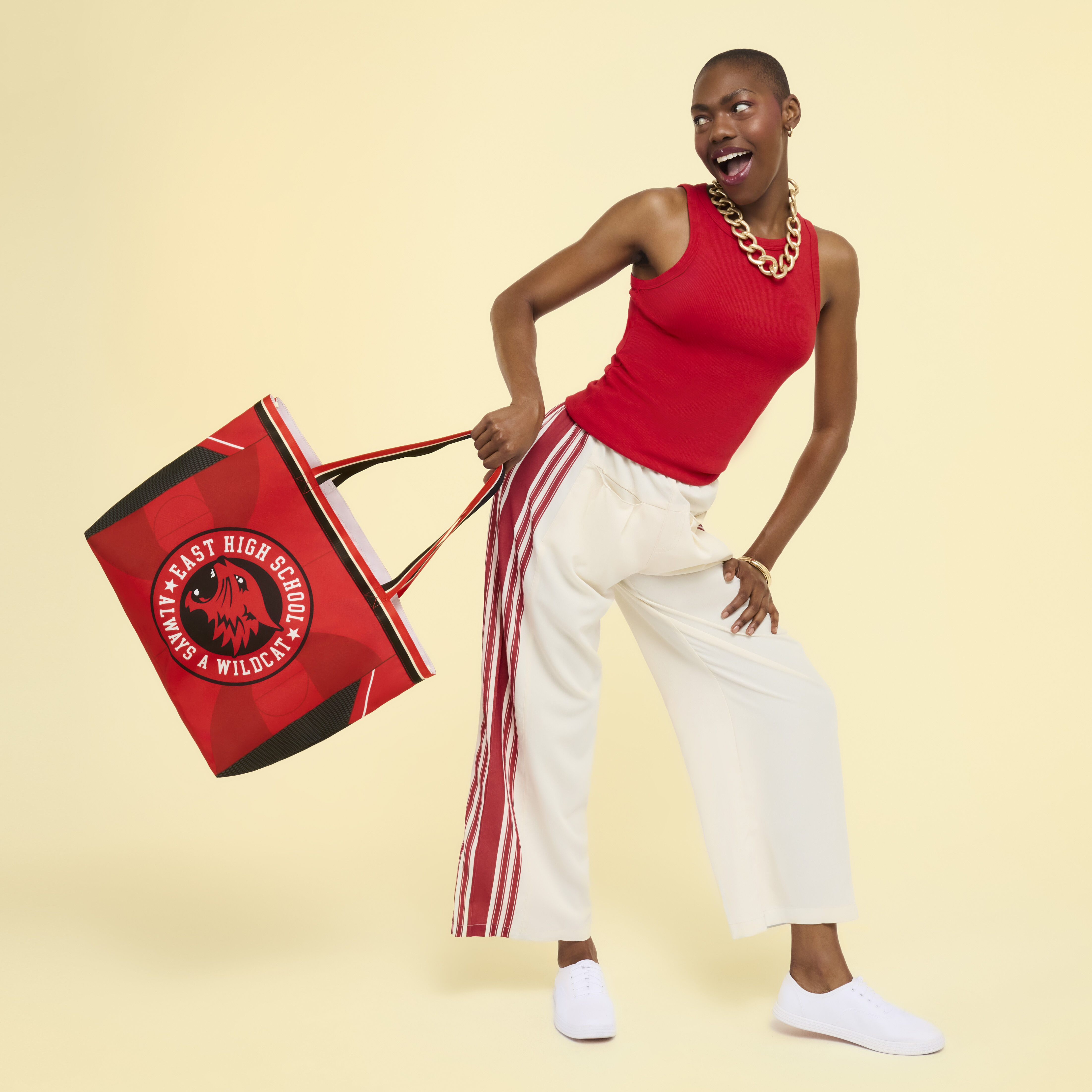 High School Musical Wildcats Oversized Canvas Tote Bag | Loungefly